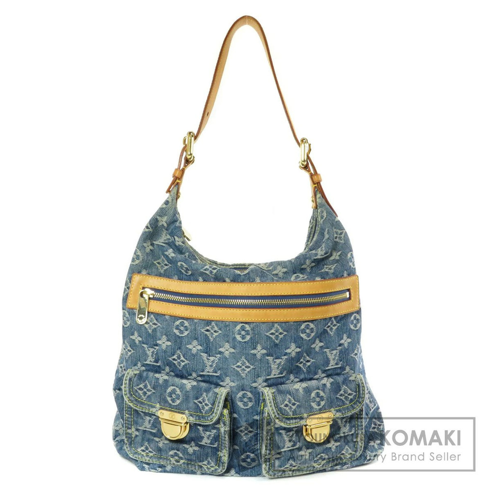 Louis Vuitton Baggy Shoulder Bag Monogram Denim